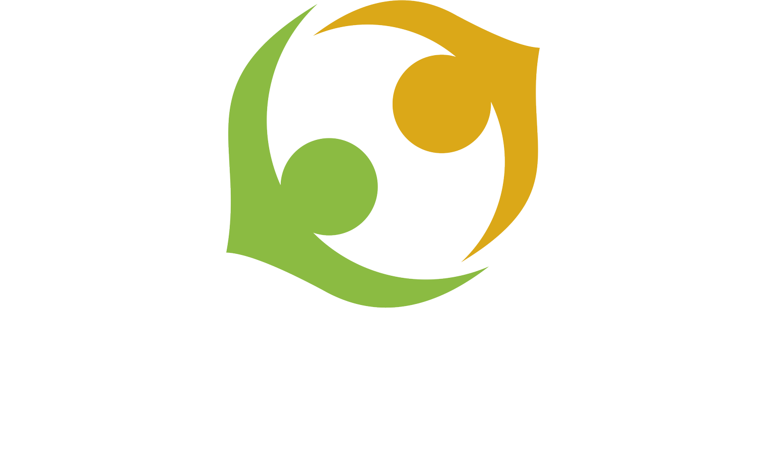 Logo for BON PARTNERS featuring two abstract figures, one green and one orange, forming a circular shape above the company name written in bold, white capital letters on a black background.